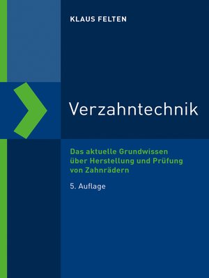 cover image of Verzahntechnik